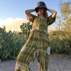 Vintage 1970s Romper // Indonesia